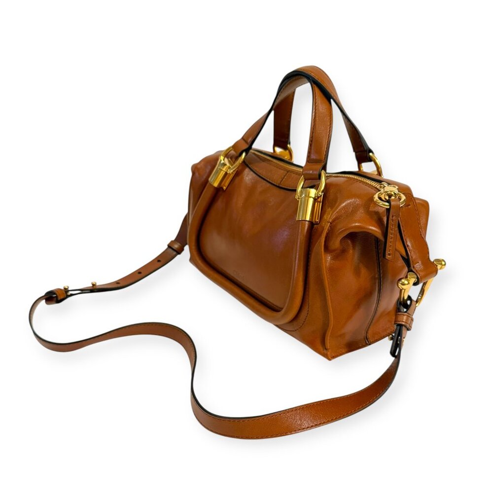 CHLOE Small "Paraty 24" Bag in Clay Brown - Picture 6 of 11